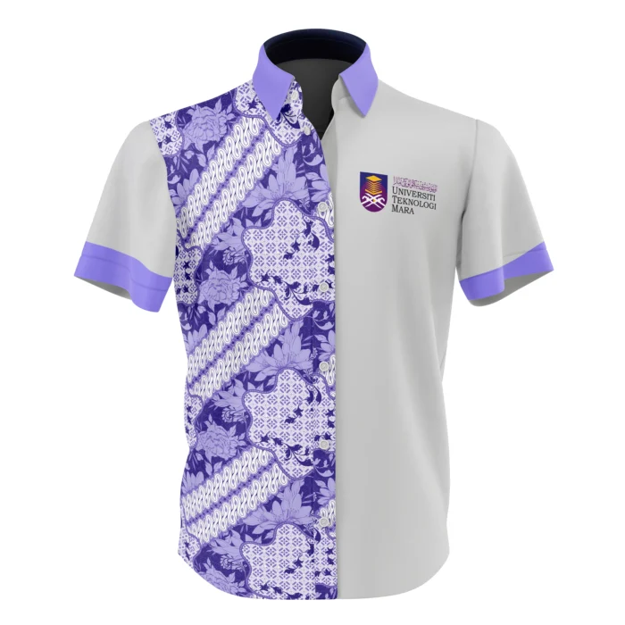 Men Short Sleeve Batik Shirt