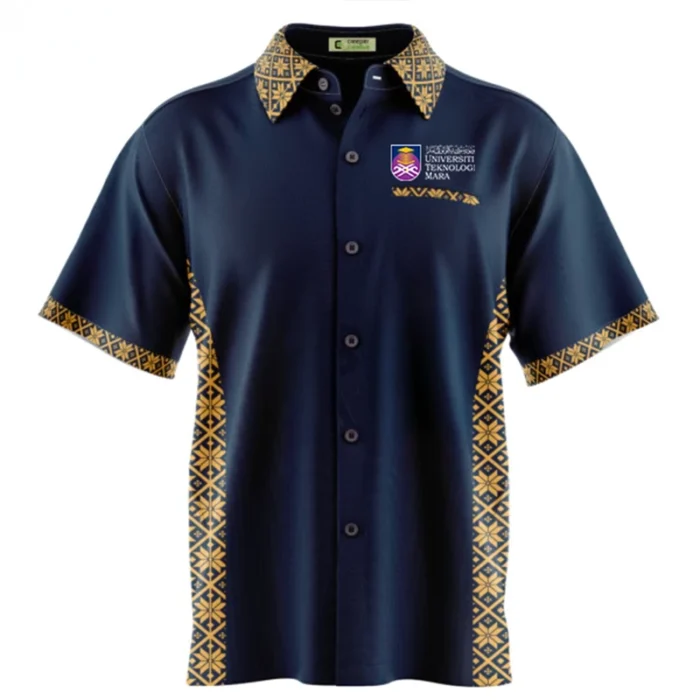 Men Short Sleeve Batik Shirt